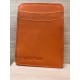 Magic Coin Wallet Pull Tab  Cognac