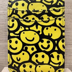 Magic Coin Wallet RFID Print  Smiley