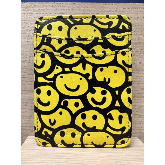 Magic Coin Wallet RFID Print  Smiley