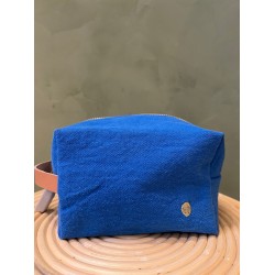 POUCH CUBE   BLEU MECANO PM