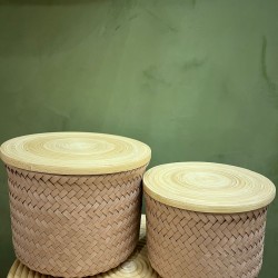 S/2 High Basket   Copper Blush