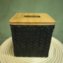 Tissuebox S Basket   black