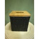 Tissuebox S Basket   black