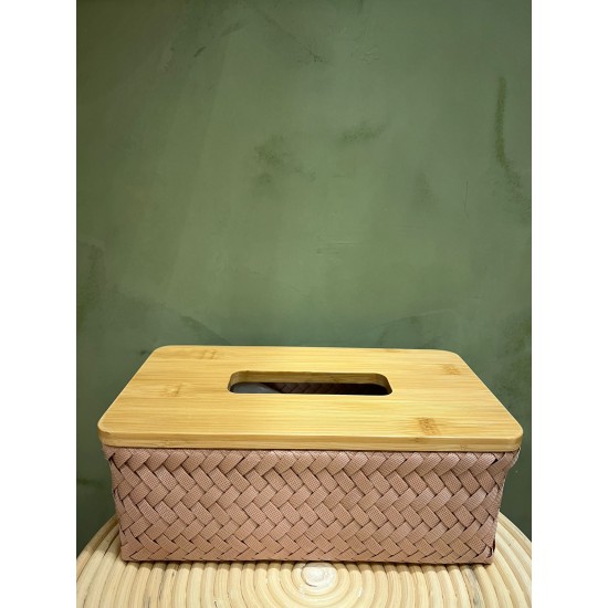 Tissuebox R Basket    copper blush