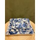 S/3 Ashtray   Blue Parrots