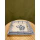 S/2 ASHTRAY    BLUE DOG