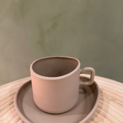 Espresso cup w/ saucer S/4   beige