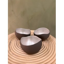 Candle holders S/3   trio pearls