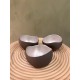 Candle holders S/3   trio pearls