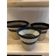 Basket S/3   natural/black