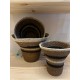 Basket S/3   brown/beige