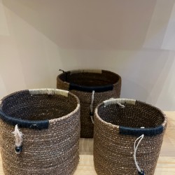 Basket S/3   brown