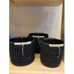 Basket S/3   black