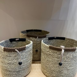 Basket S/3   natural