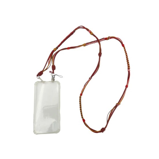 Phone Strap  Gold & Orange 