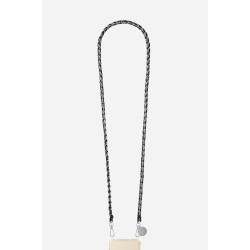 Black silver chain 