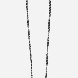 Black silver chain 