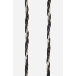 Black rhinestone chain 