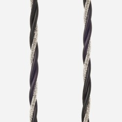 Black rhinestone chain 