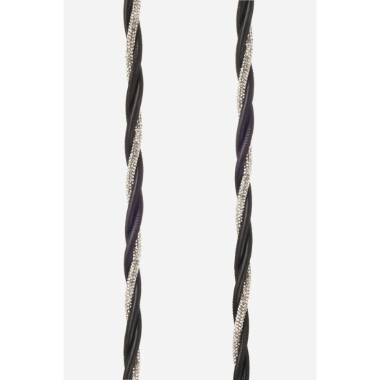 Black rhinestone chain 