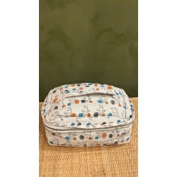 White Bicycle Square Vanity Bag 