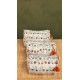 White Bicycle Toiletry Bags S/3 