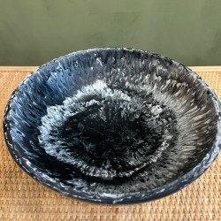 Black Deep Round Bowl  