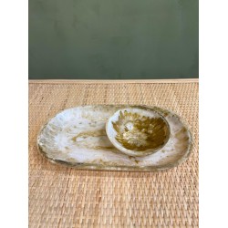 White Mix with Light Brown S/2  